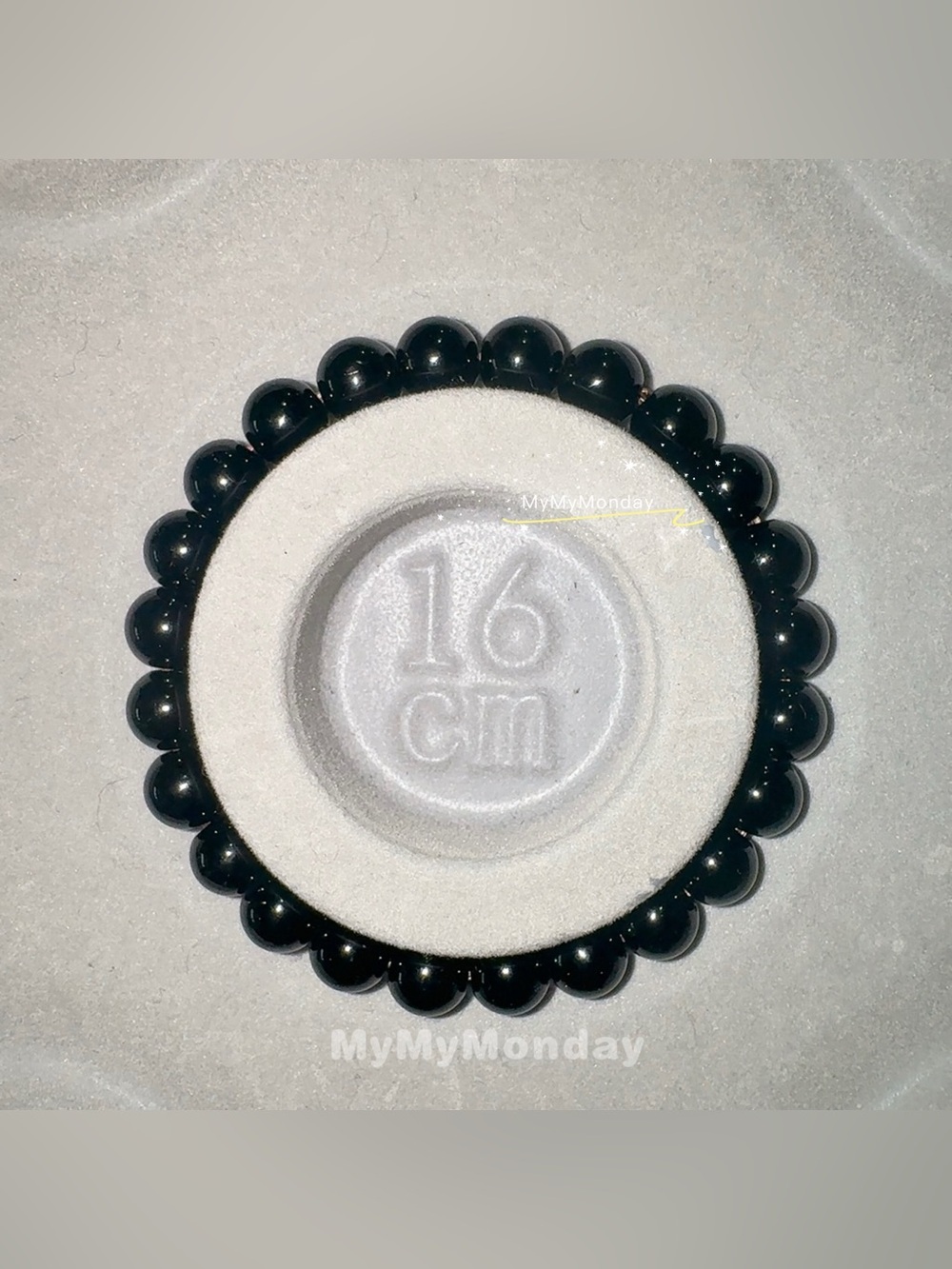 Black Obsidian Bracelet 8mm - Picture 3 of 5